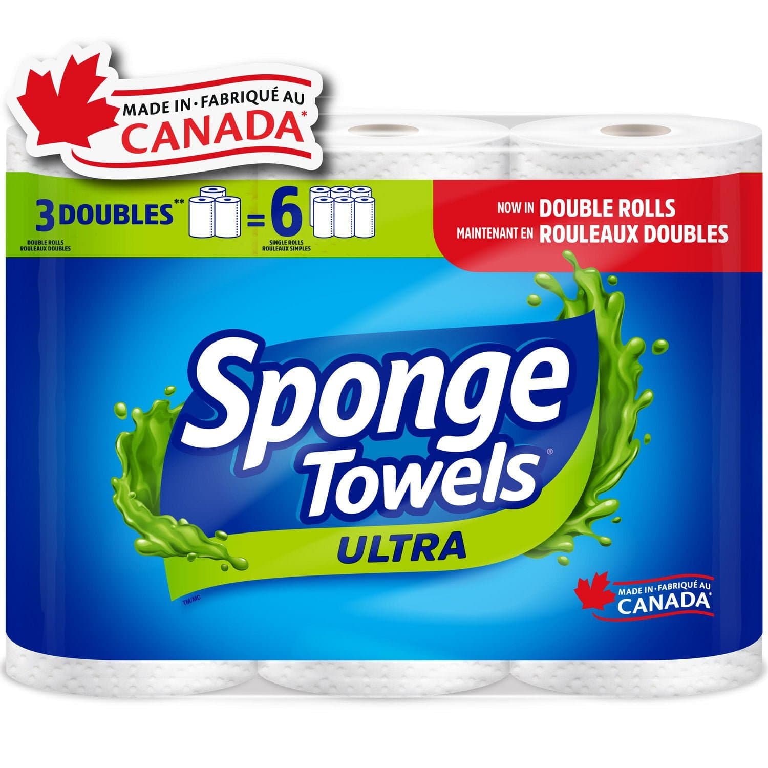 Sponge Paper Towel 3=6 - Household