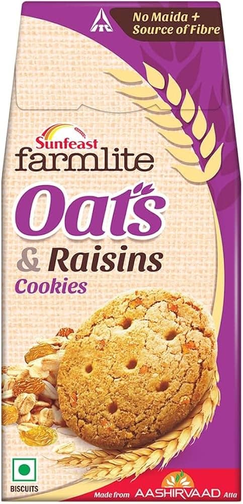 Sunfeast Digestive Oat Raisin 150g - Snacks