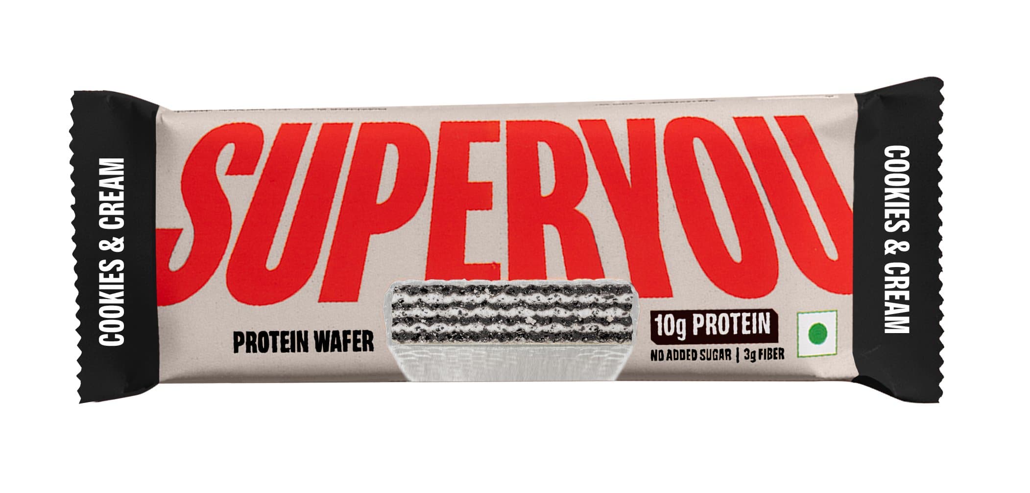 Superyou Wafer Bar Cookie & Cream - Snacks & Namkeen