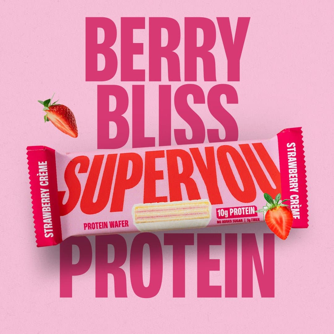 Superyou Wafer Bar Strawberry Cream - Snacks
