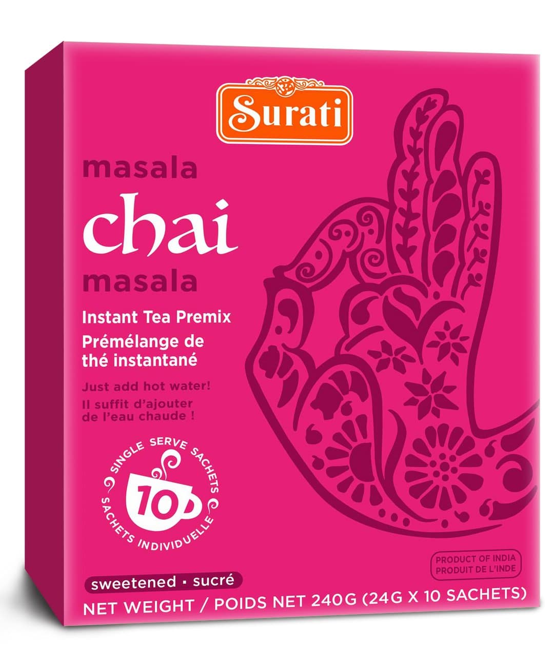 Surati Masala Chai Instant 10 Bags - Beverages