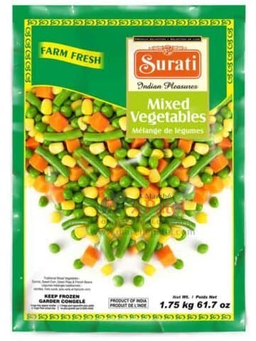 Surti Mixed Vegetables 1.75kg - Frozen
