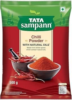Tata Sampann Chilli Powder 500g - Spices and Herbs