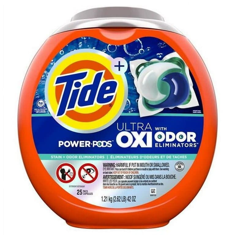 Tide Ultra Oxi 25 Loads - Household