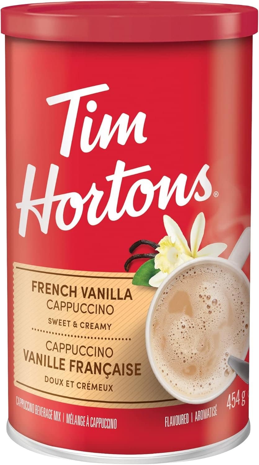 Tim Hortons Cappuccino French Vanilla 454g - Beverages