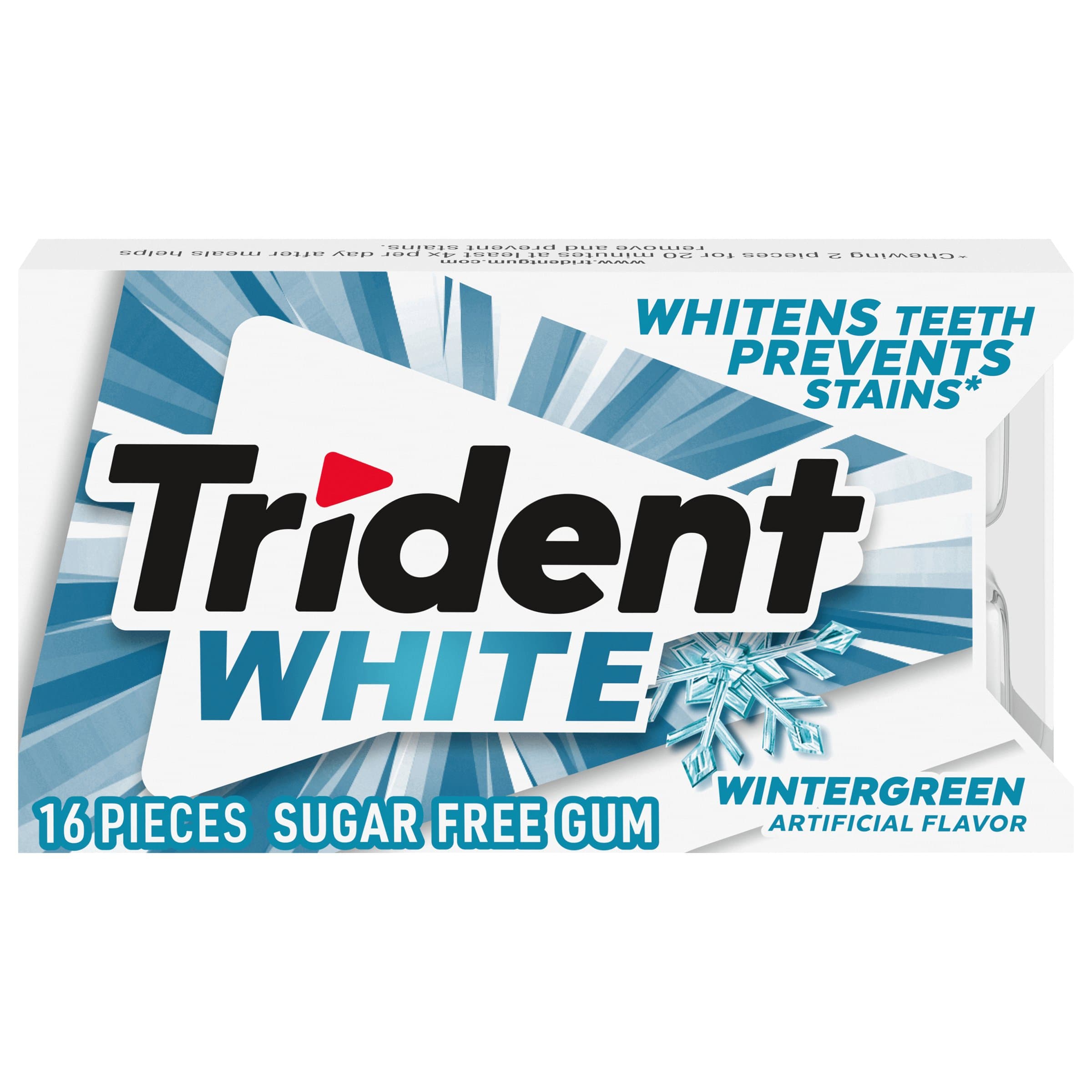 Trident White Gum 16pcs - Sweets & Desserts (Mithai)