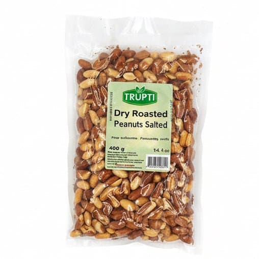 Trupti Peanut Dry Roasted Salted 400g - Snacks