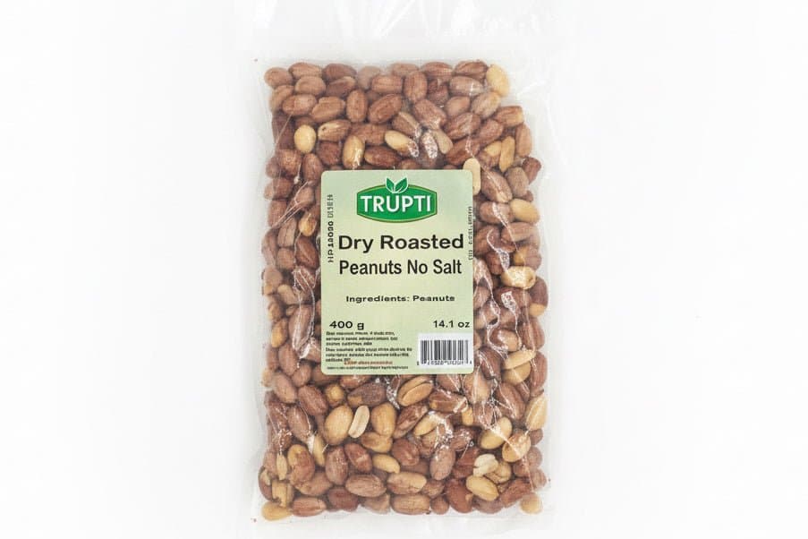 Trupti Roasted Peanuts No Salt 350g - Snacks
