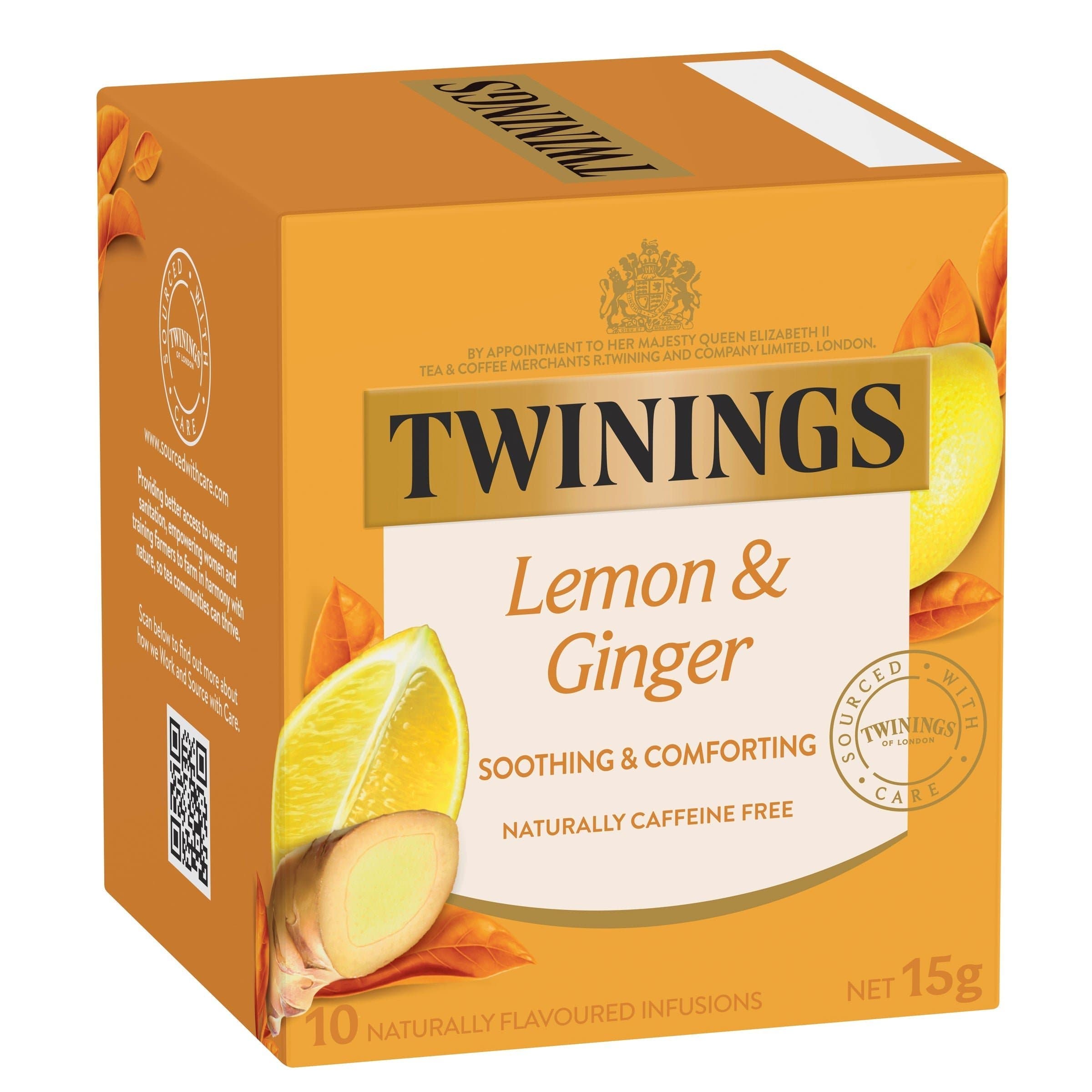 Twinings Ginger Lemon Tea 20pcs - Beverages