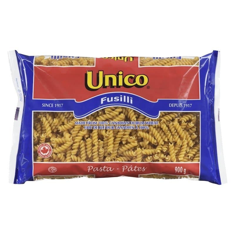 Unico Fusilli Pasta 900g - International & Specialty Foods