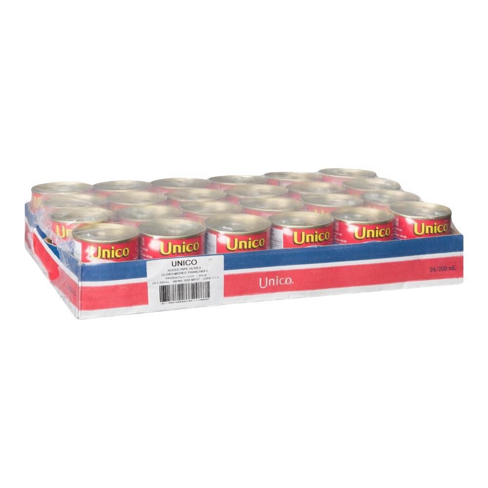 Unico Sliced Ripe Olives - Condiments