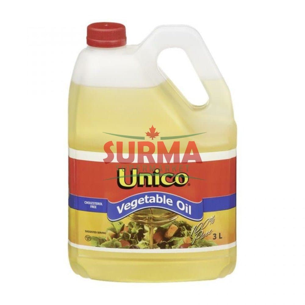 Unico Vegetable Oil 3L - Cooking Essentials