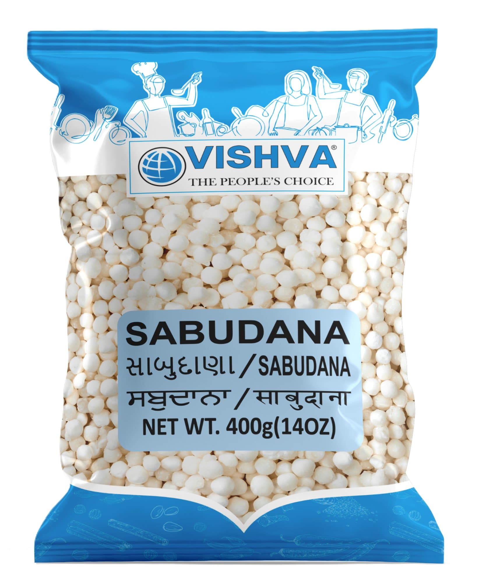 VISHVA Sabudana 800g - Flour, Grains & Rice