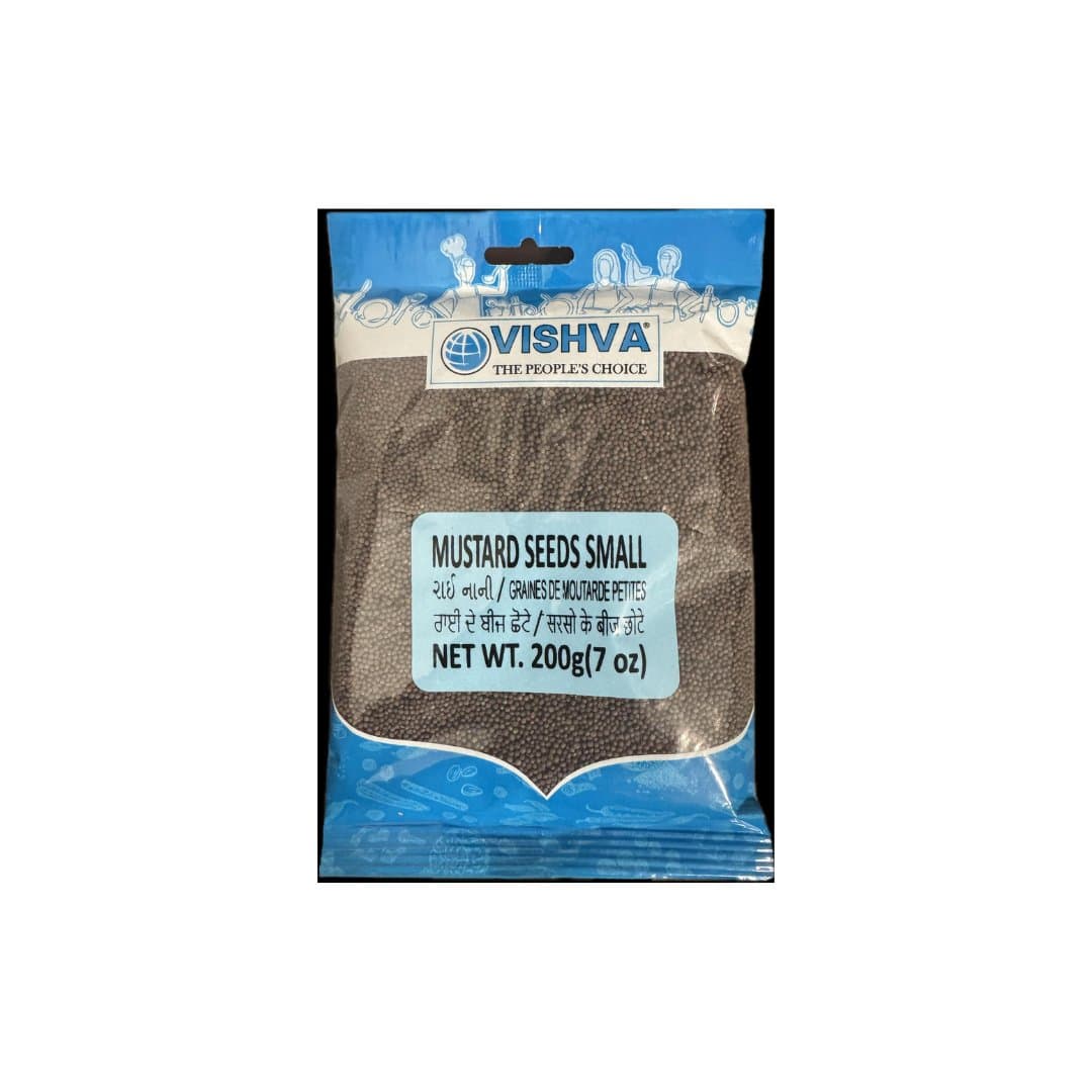 VISHVA Yellow Mustard Seeds 200g - Spices & Masalas