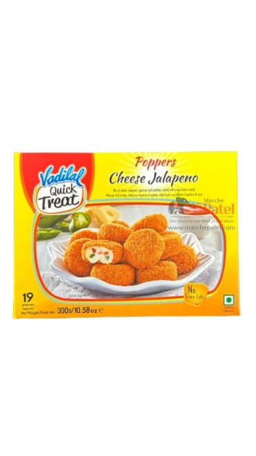 Vadilal Frozen Cheese Jalapeno Poppers 300g - Frozen