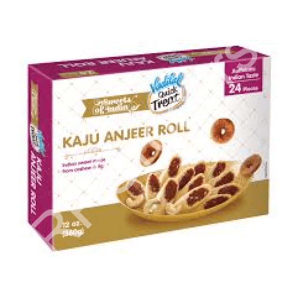 Vadilal Kaju Anjeer Roll 340g - Snacks
