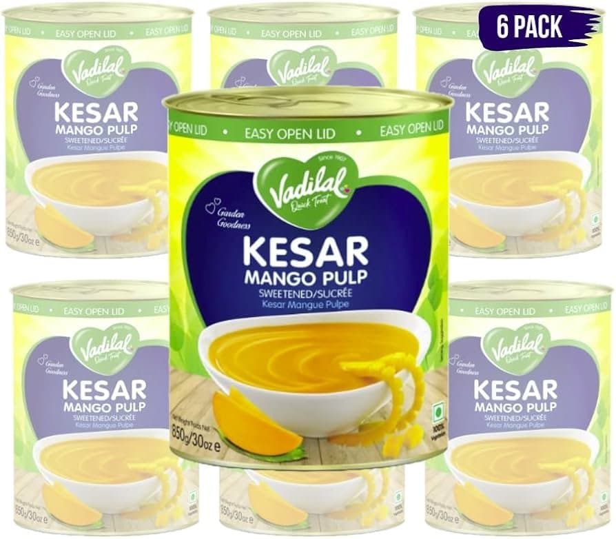 Vadilal Kesar Mango Pulp 850g - Others