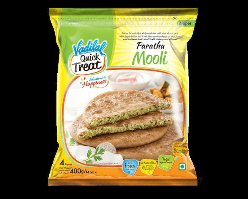 Vadilal Mooli Paratha 400g - Frozen