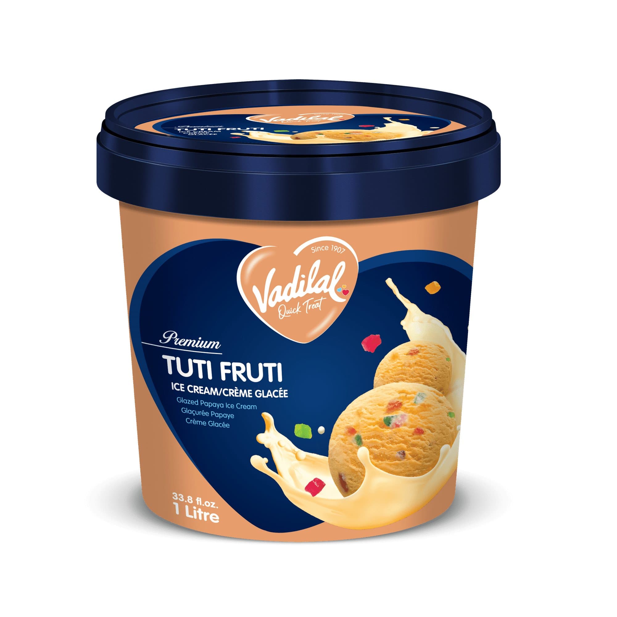 Vadilal Tutti Frutti Ice Cream 2L - Frozen