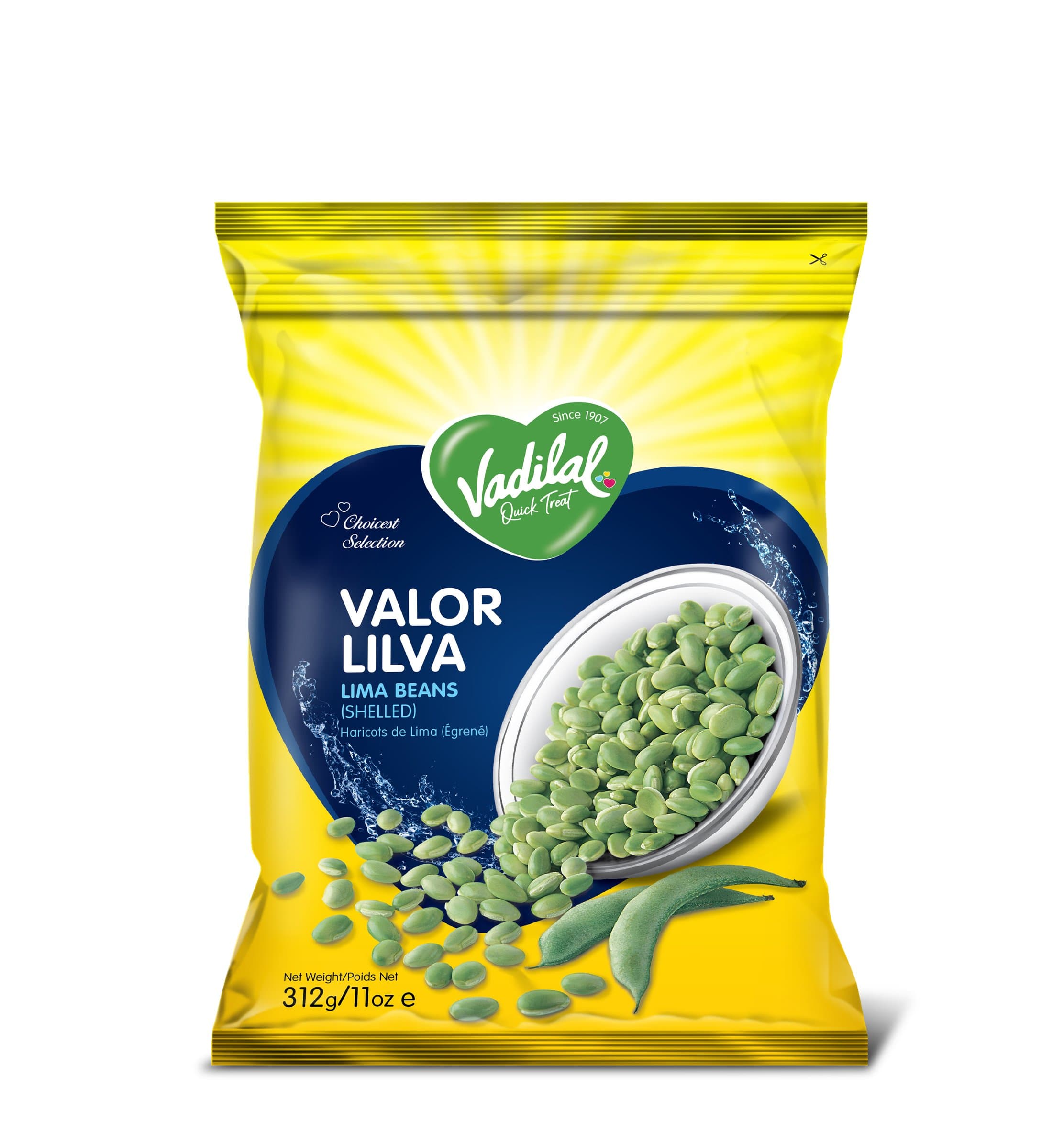 Vadilal Valor Lilva 312g - Frozen