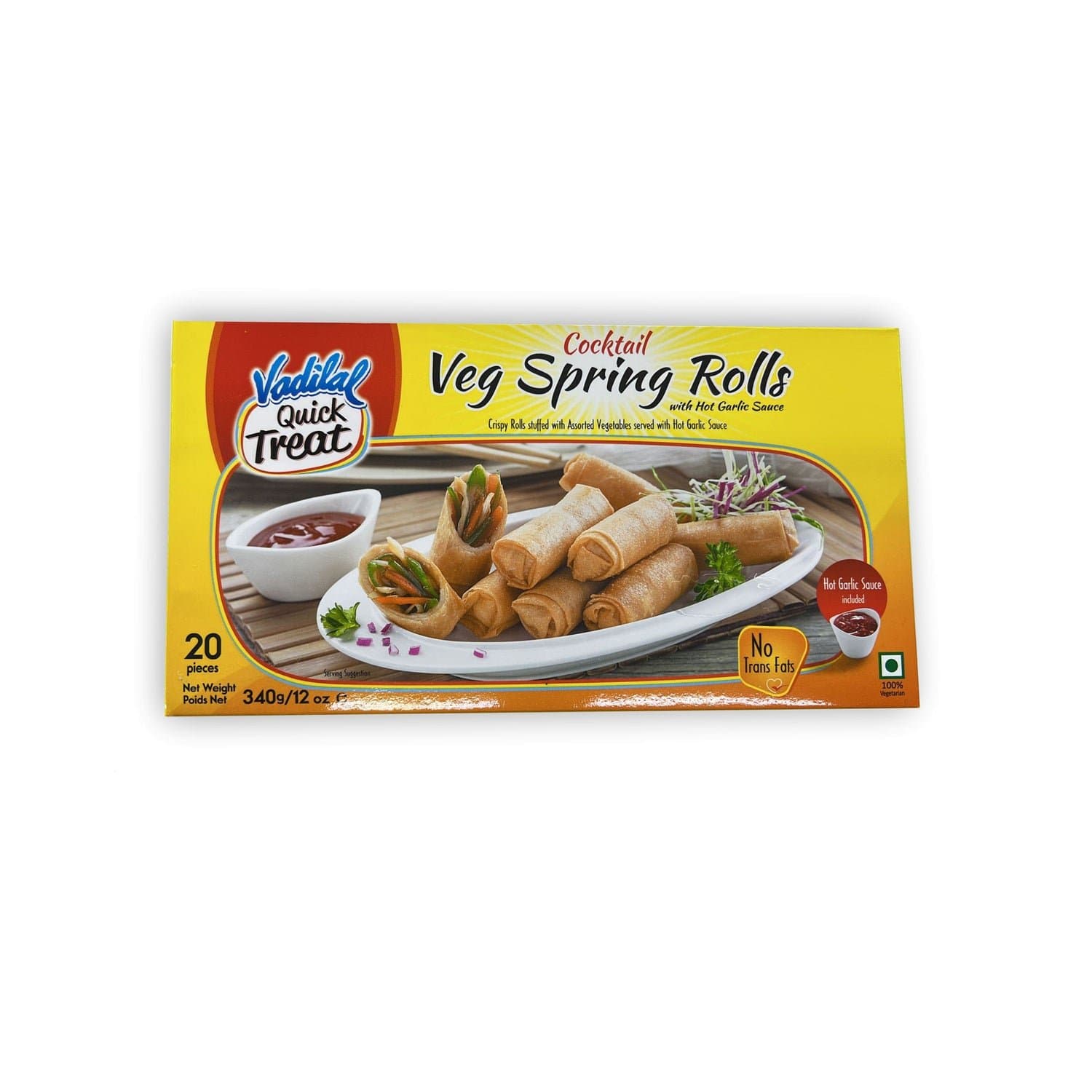 Vadilal Veg Spring Roll 20pcs - Frozen
