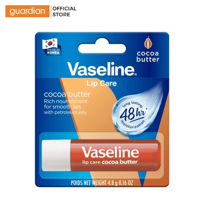 Vaseline Lip Care Cocoa 10g - Health & Care