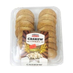 Vidhya Cookies Cashew Krunch 340g - Snacks & Namkeen