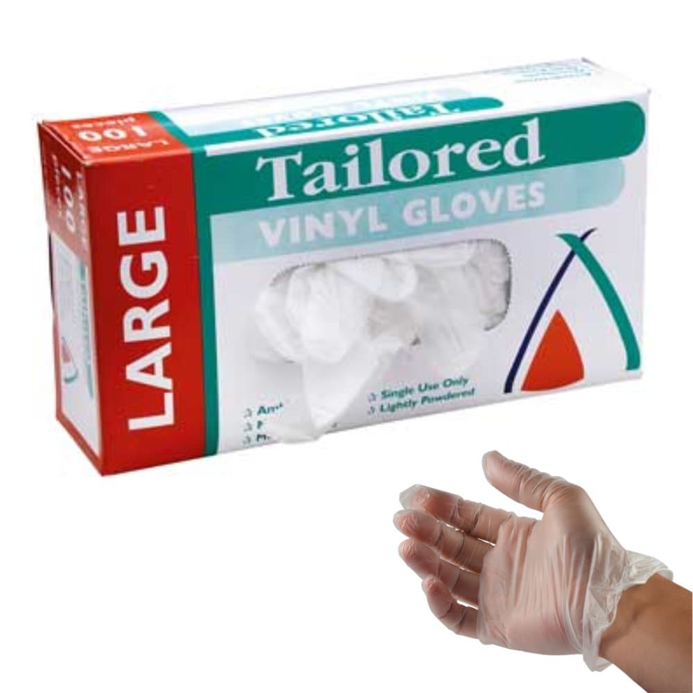 Vinyl Gloves Large 100pcs - Household