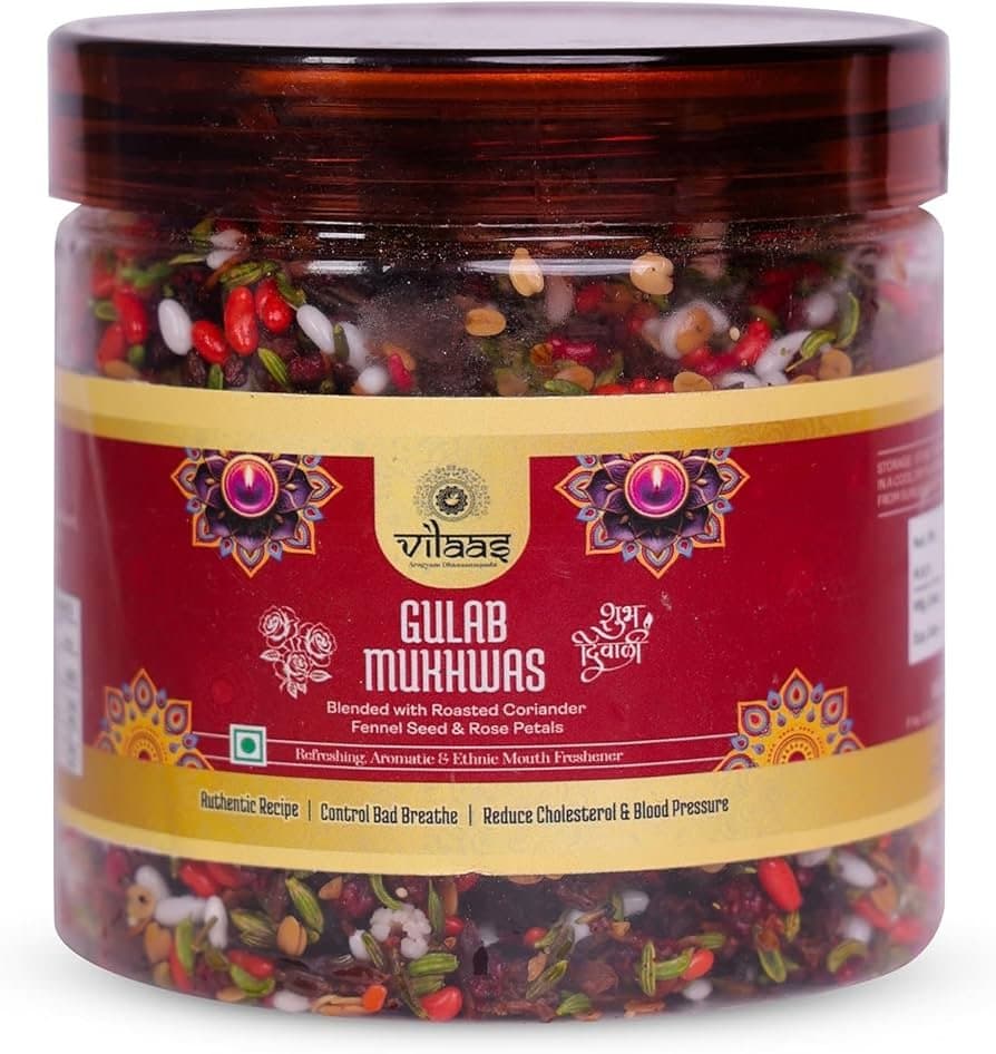 Vishva Gulab Mukhwas 200g - Snacks