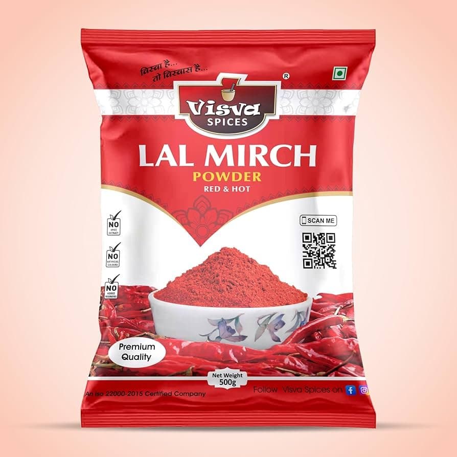 Vishva Spices Extra Hot Chilli Powder 400g - Spices and Herbs