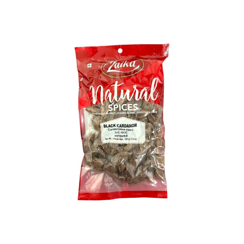 ZAIKA Black Cardamom 100g - Spices and Herbs