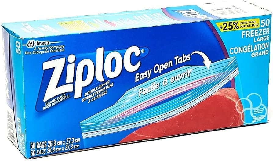 Ziploc Freezer Bag Large 14pcs - Household