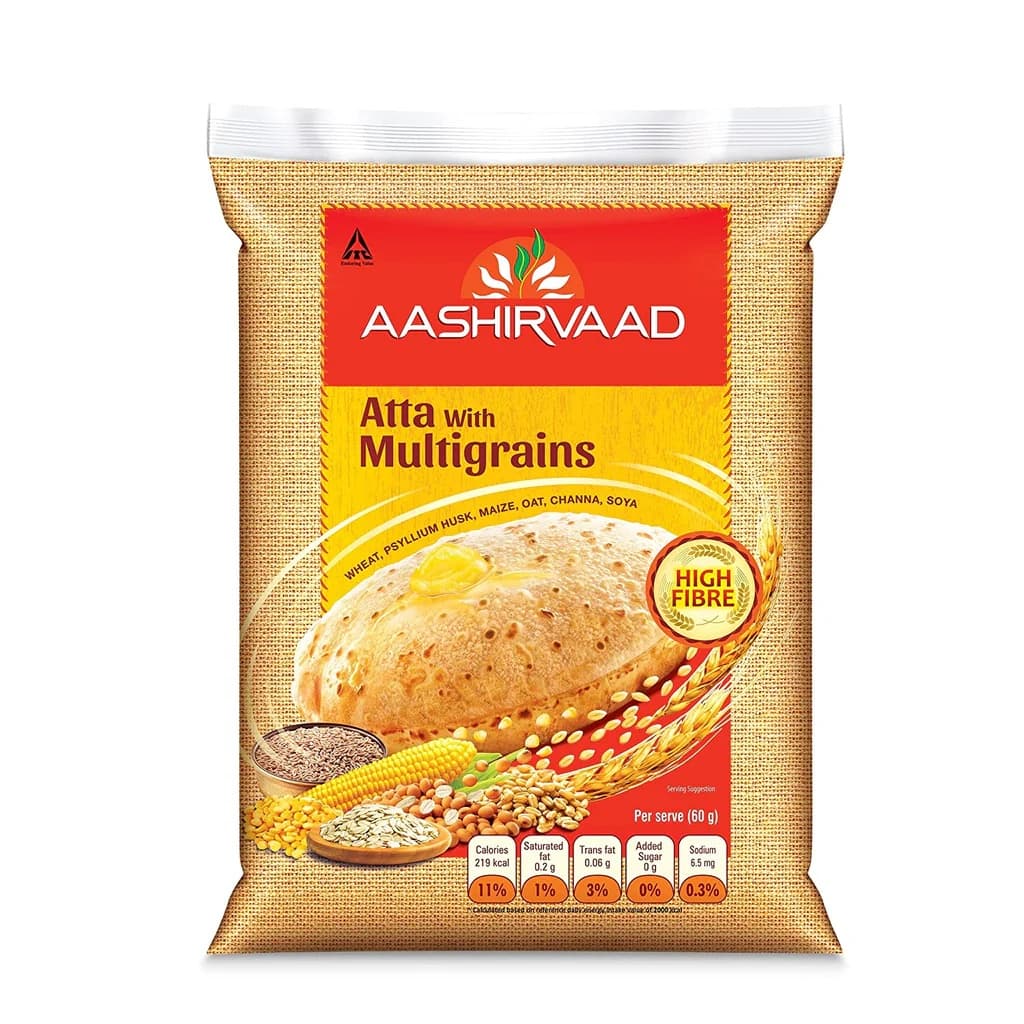 Aashirvaad Multi Millet Atta 4.5kg - Flour & Grains