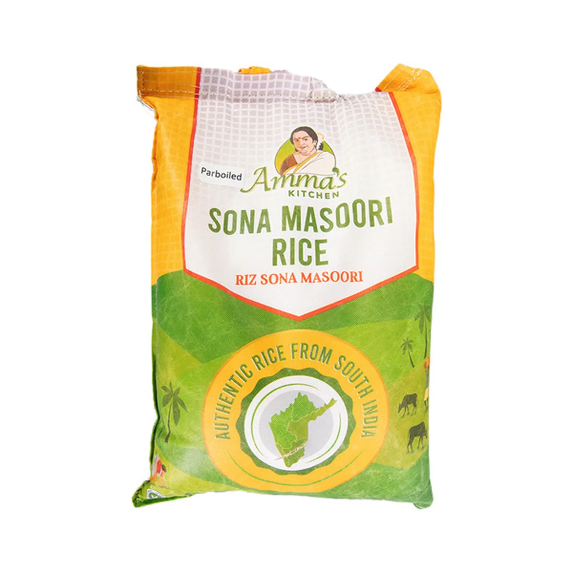 Amma's Kitchen Sona Masoori Rice 20lb - Flour & Grains