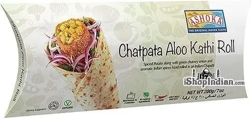 Ashoka Kathi Roll Chatpata Aloo Roll 7oz - Frozen Foods