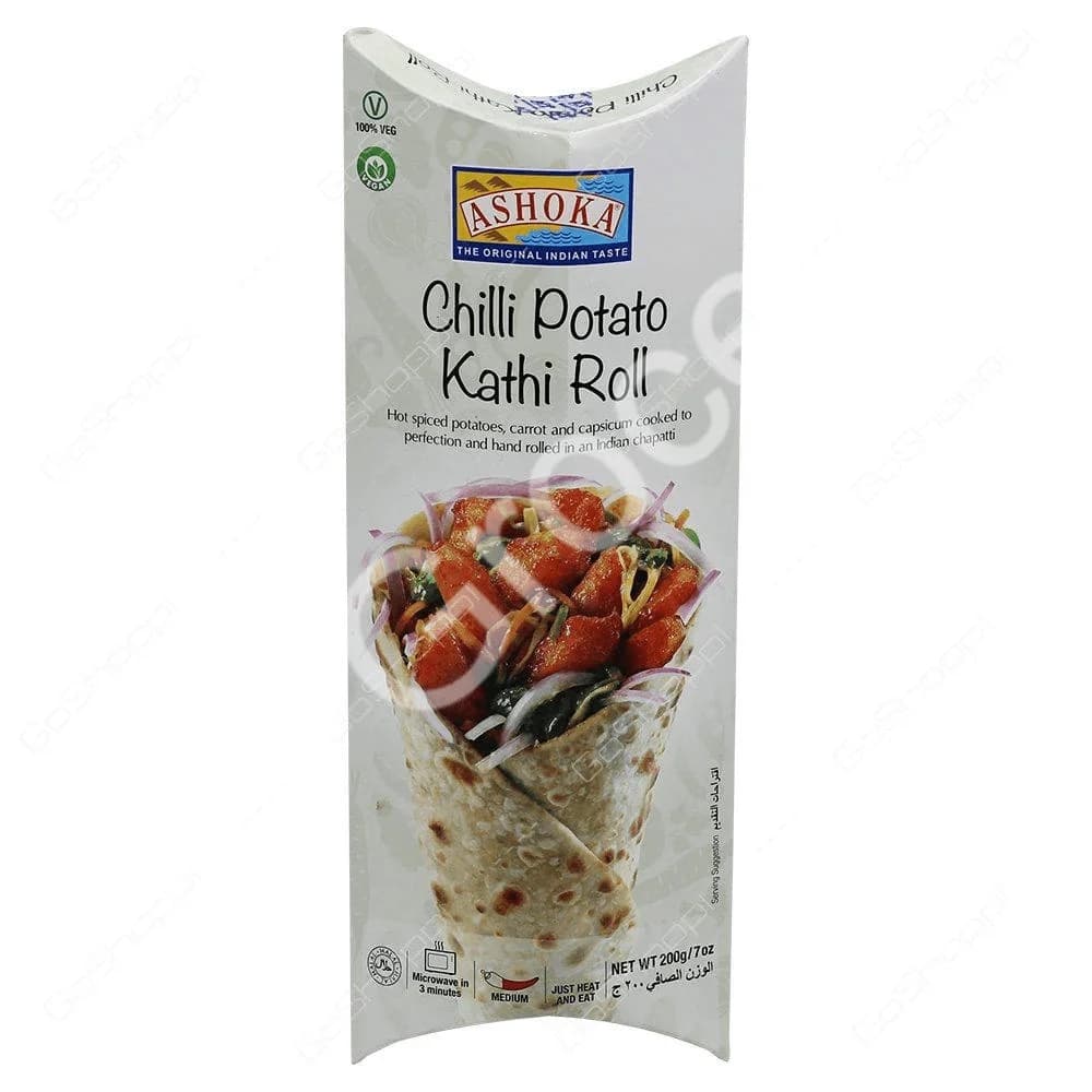 ASHOKA Chilli Potato Kathi Roll 200g - Frozen