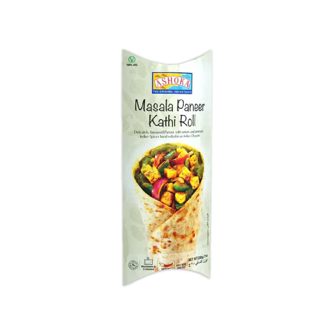Ashoka Paneer Tikka Kathi Roll 200g - Ready-to-Cook