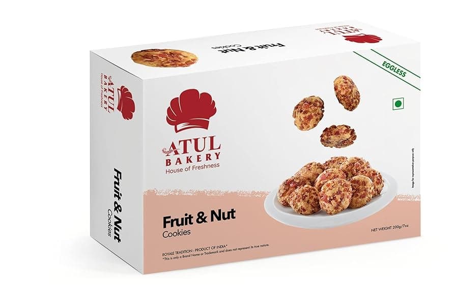 Atul Bakery Fruit & Nut Cookies 200g - Snacks