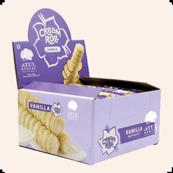 Atul Bakery Vanilla Cream Roll - Snacks
