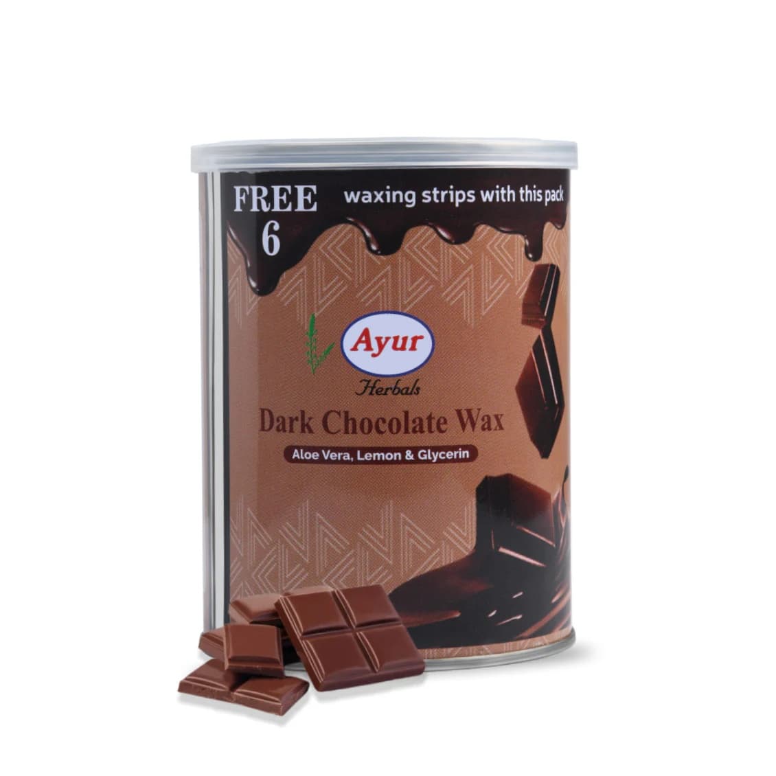 Ayur Dark Chocolate Wax 600g - Health & Care