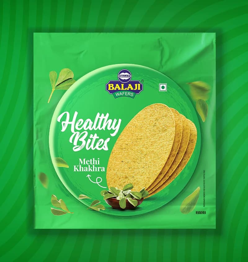 Balaji Methi Khakhra 200g - Snacks