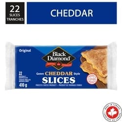 Black Diamond Cheddar Slices 410g - Dairy