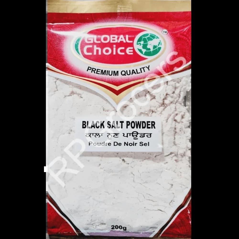 Global Choice Black Salt Powder 200g - Spices and Herbs