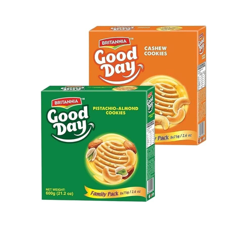 Britannia Good Day Cashew Cookies 600g - Snacks