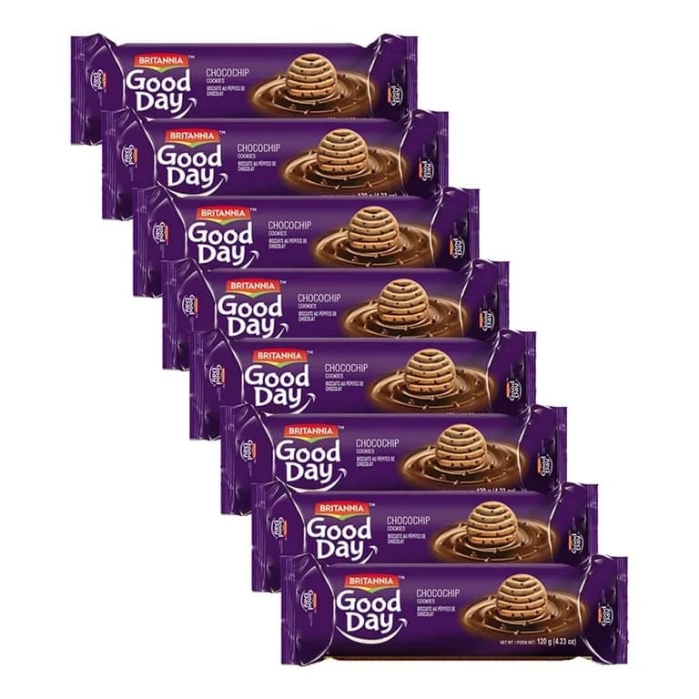 Britannia Good Day Chocochip Cookies 120g - Snacks & Namkeen
