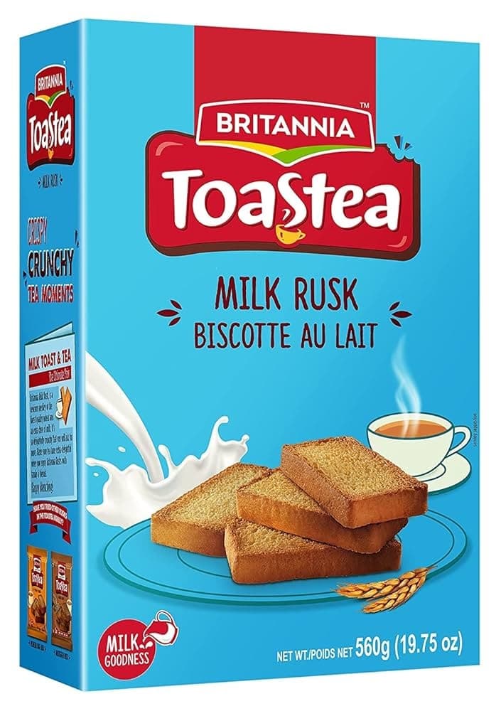 Britannia Milk Rusk 560g - Snacks