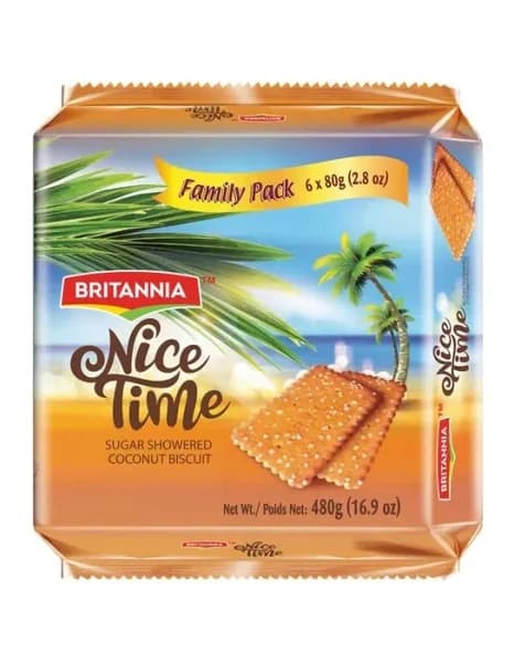 Britannia Nice Time Family Pack 480g - Snacks