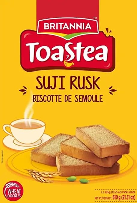 Britannia Suji Rusk 610g - Snacks
