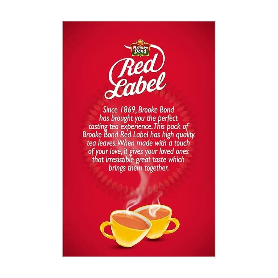 Brooke Bond Red Label Tea 500g - Beverages