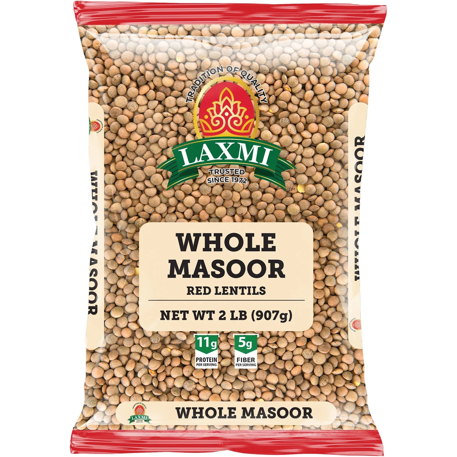 Namaste Brown Masoor 2lb - Pulses